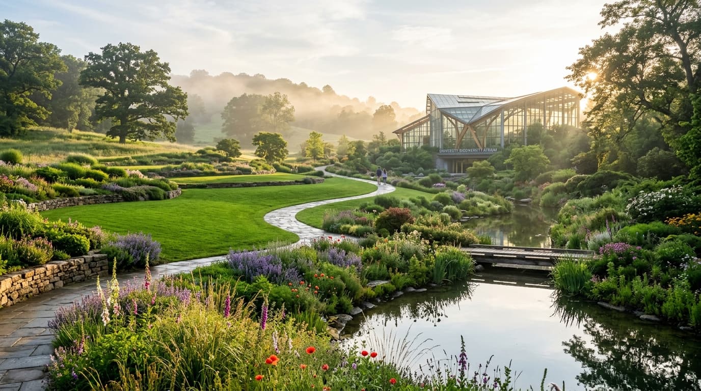 NIBM Campus Botanical Sanctuary and Living Atrium Grounds